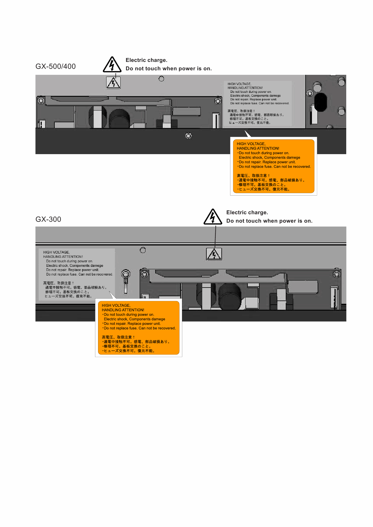 Roland CAMM-1-Pro GX 500 400 300 Service Notes Manual-2